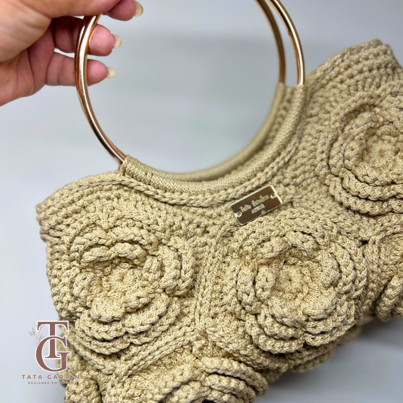 Bolsa Jade em crochê artesanal