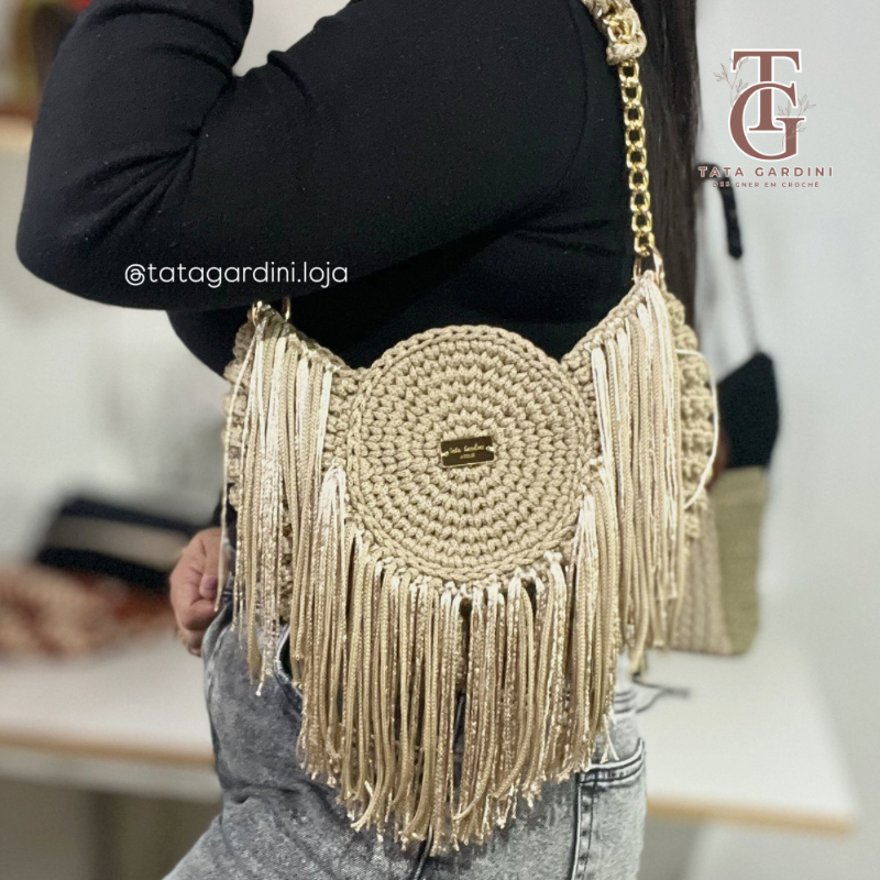 Pronta entrega- Bolsa Hannah em Crochê artesanal - Imagem 4