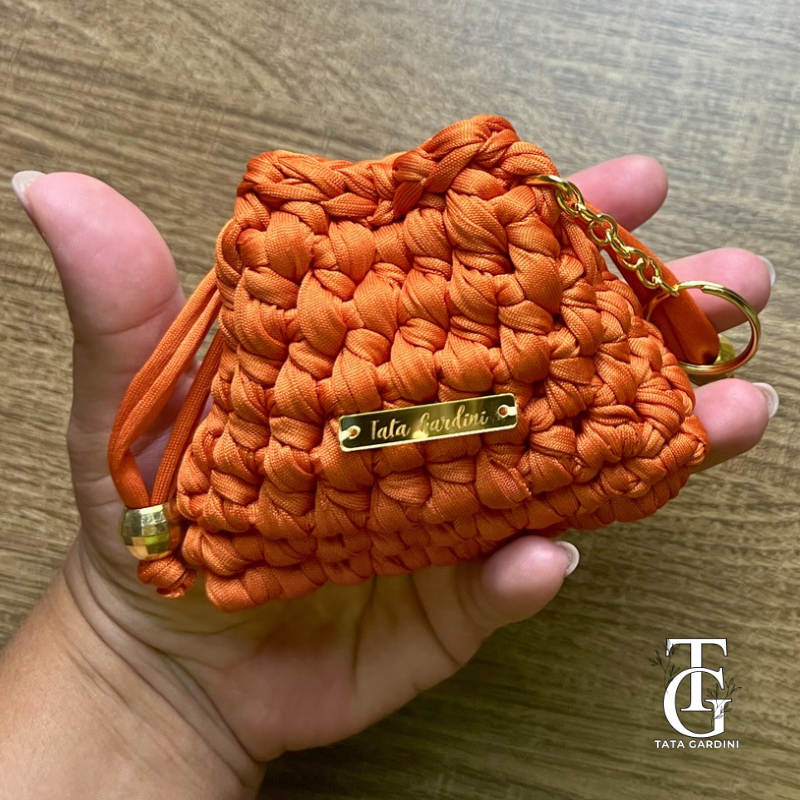 Porta Moedas em Crochê – Praticidade com Charme Artesanal - Imagem 3